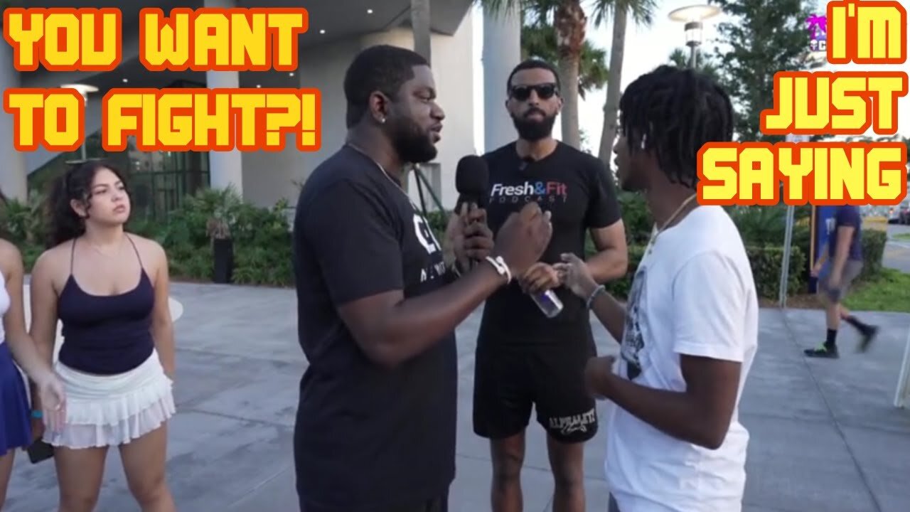 Fresh Schooled A Hater On Campus When He Did THIS! Debate Students At FIU Campus