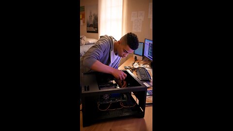 Started off building computers