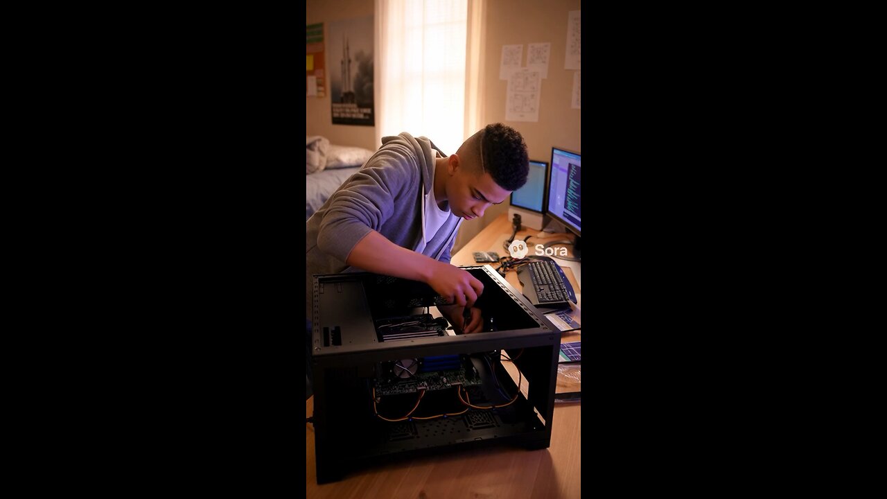 Started off building computers