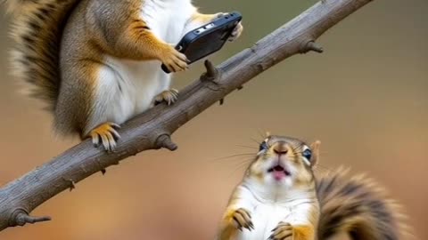 Squirrel Selfie Fail