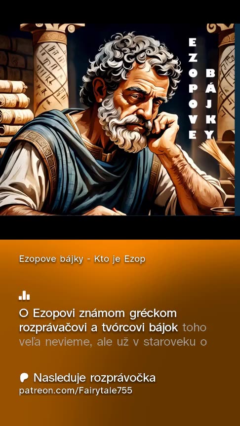 EZOPOVE BÁJKY - KTO JE EZOP