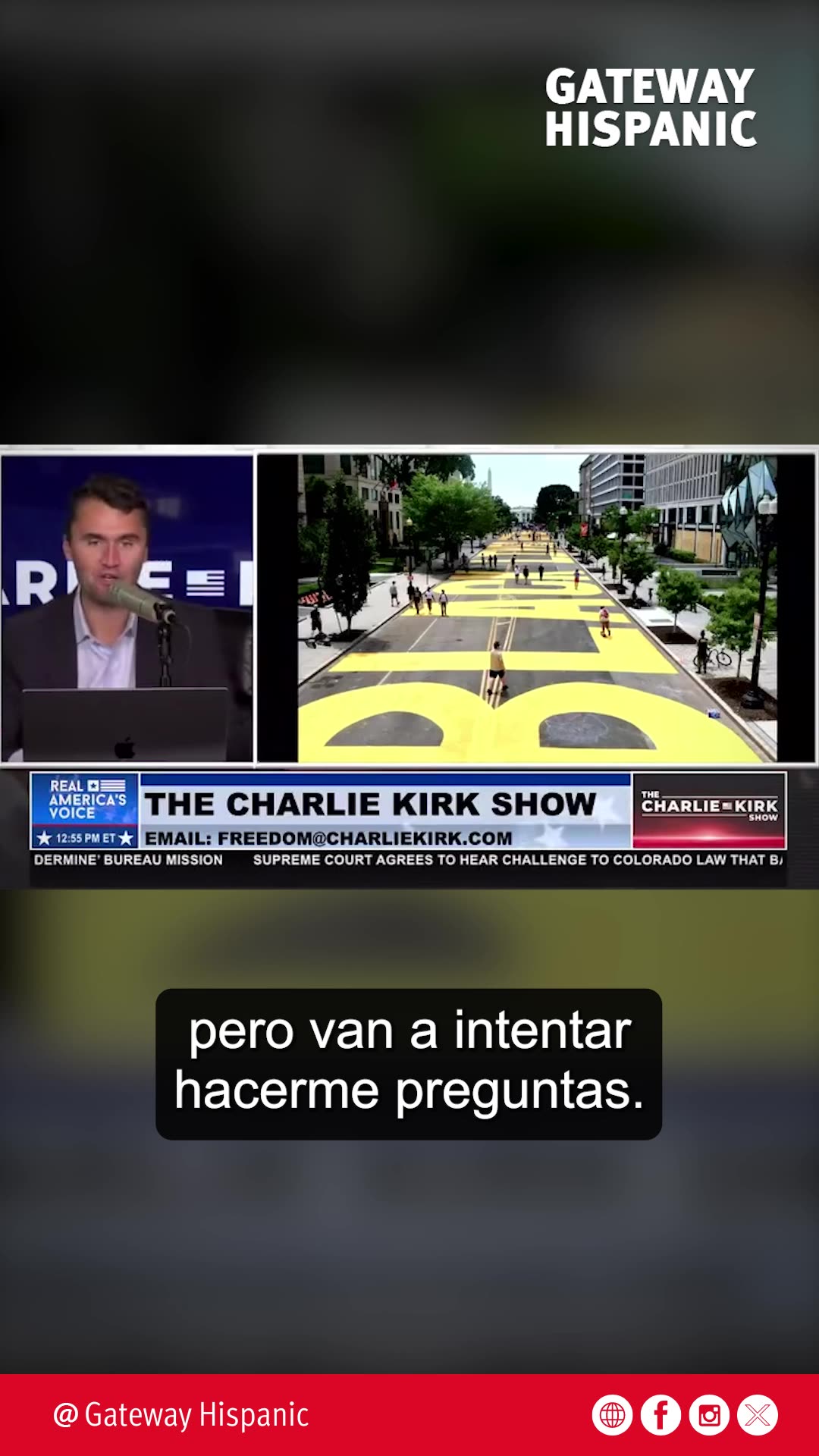 Charlie Kirk- BLACK LIVES MATTER PLAZA IS BEING REMOVED