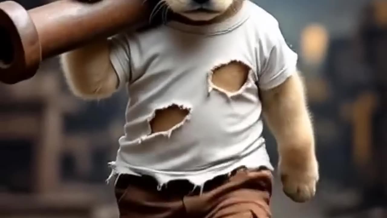 The puppy proved the opposite