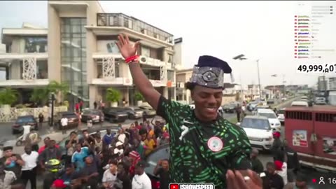 EMOTIONAL😭 IshowSpeed CRIES On Camera After Hitting 50 Million Subs In Nigeria
