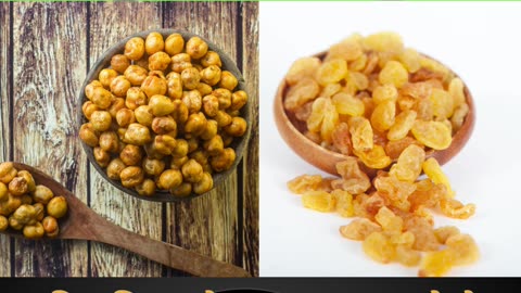 किशमिश और भुना चना एक साथ खाने के फायदे #short #health #viarl #trending