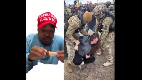 Watching her being detained made my chicken wings taste good