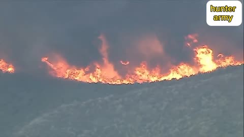 Donald Trump Tours California As New Wildfires Continue Burning