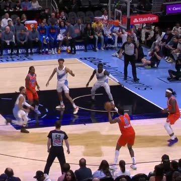 OKC THUNDER - One pass, two passes, threeeee 👌