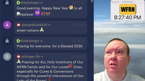 Mary's Daily Live Holy Rosary Prayer at 8:00 p.m. EST 01/02/2026