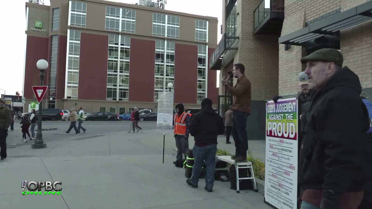 Preaching in Downtown Saint Paul, MN
