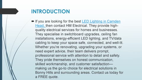 Best LED Lighting in Camden Head