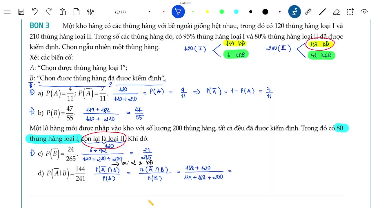 BTRL Theme 32 Tính xác suất có điều kiện bằng bảng dữ liệu thống kê 2×2 mp4 2