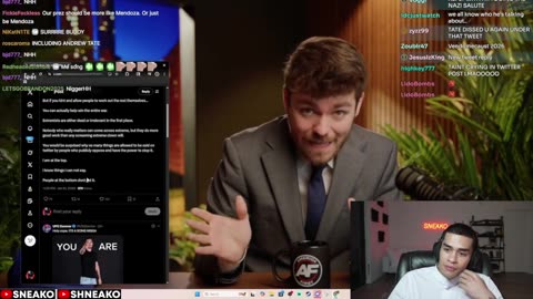 SNEAKO Reacts to Nick Fuentes Defending Him But Still Expressing Sympathy Towards Andrew Tate