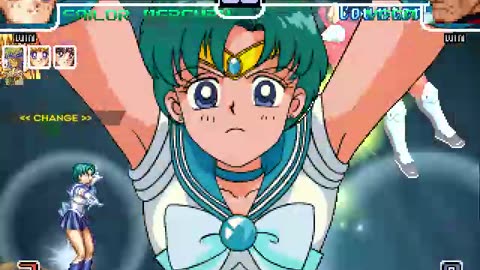 Sailor Moon, Sailor Mars, Sailor Venus, and Sailor Mercury (Me) Vs M. Bison