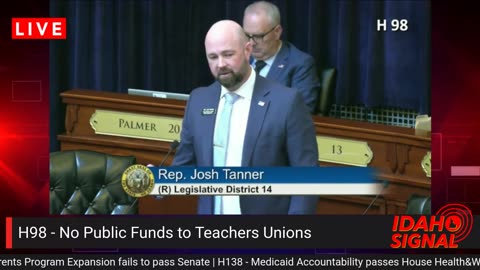 H98 - Reviewing the debate on ending taxpayer support of the Teacher's Unions