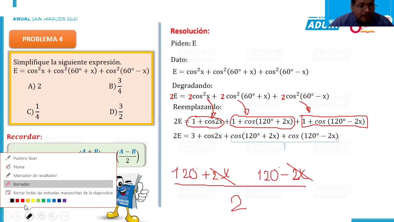 ANUAL ADUNI 2021 | Semana 26 | Trigonometría S2