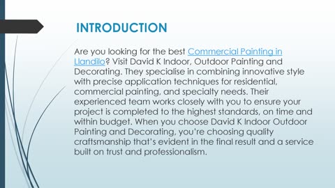 Best Commercial Painting in Llandilo