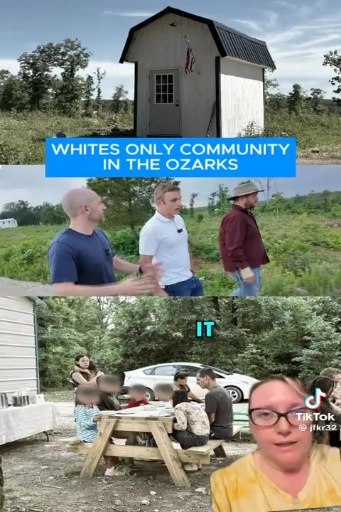 whites only community in the Ozarks