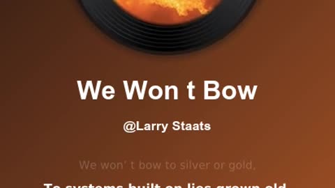 We Wont Bow