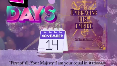 Just one week til Embracing His Empire launches!