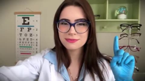 ASMR Eye Exam Lens 1 or 2 (With or Without) 👓 Light Tests, Realistic Medical Roleplay for Sleep.