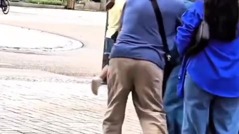 It was just a joke. They are very violent.