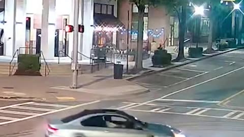 Man Does Donuts in Middle of Intersection, Ends How You Would Expect