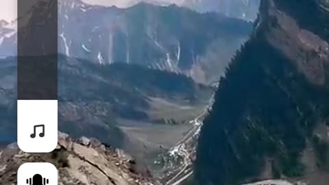 Mountain pass in zogli of jammu and kashmir