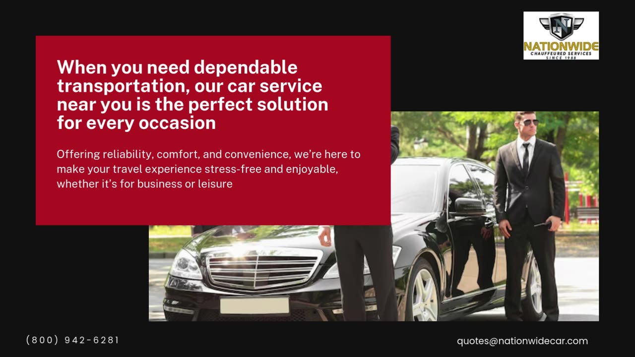 Car Service Near Me for your Reliable and Comfortable Rides Anytime
