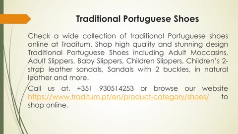 Traditional Portuguese Shoes