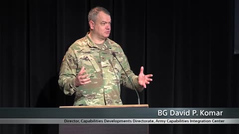 TRADOC Mad Scientist DOD 2018 Biodigital Convergence: Future Warefare W/ BG Komar