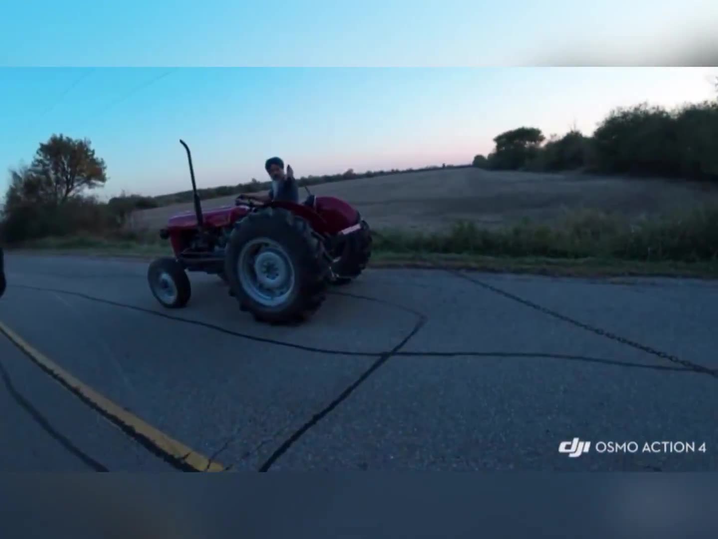 Indian drags tree into traffic