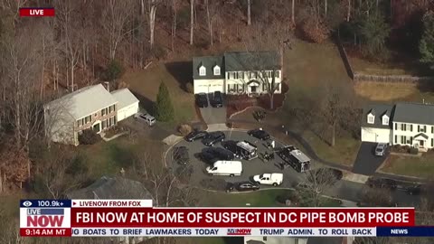 The FBI has raided the home of the alleged January 6 pipe bomb suspect