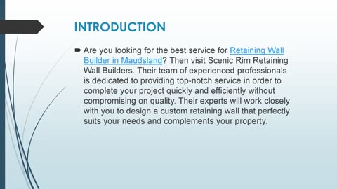 Best Retaining Wall Builder in Maudsland