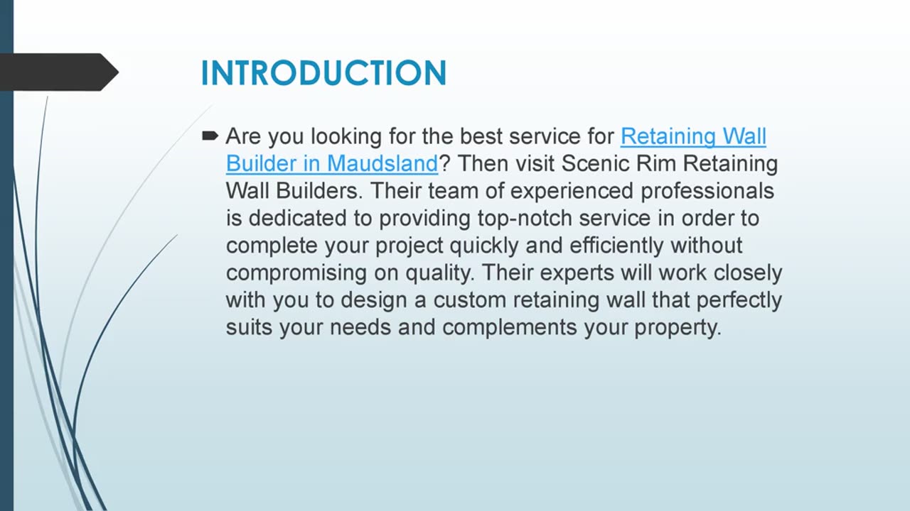 Best Retaining Wall Builder in Maudsland