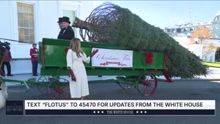 First Lady Melania Trump Welcomes the Official 2025 White House Christmas Tree