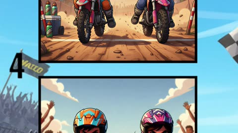 🚲 Kids Bike Race – Find the Differences Challenge 🏁