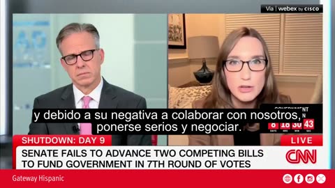 A Man Pretending to be a Woman, Blames Republicans for the Government Shutdown