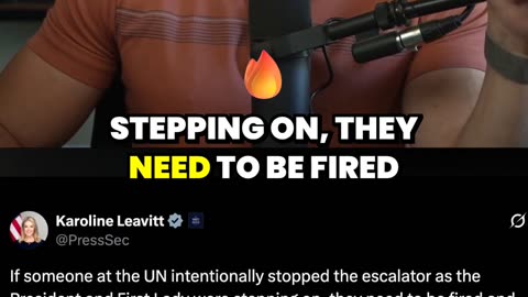 UN Escalator Stunt Puts Trump IN DANGER