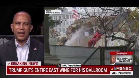 Hakeem Jeffries will investigate the White House Ballroom lol