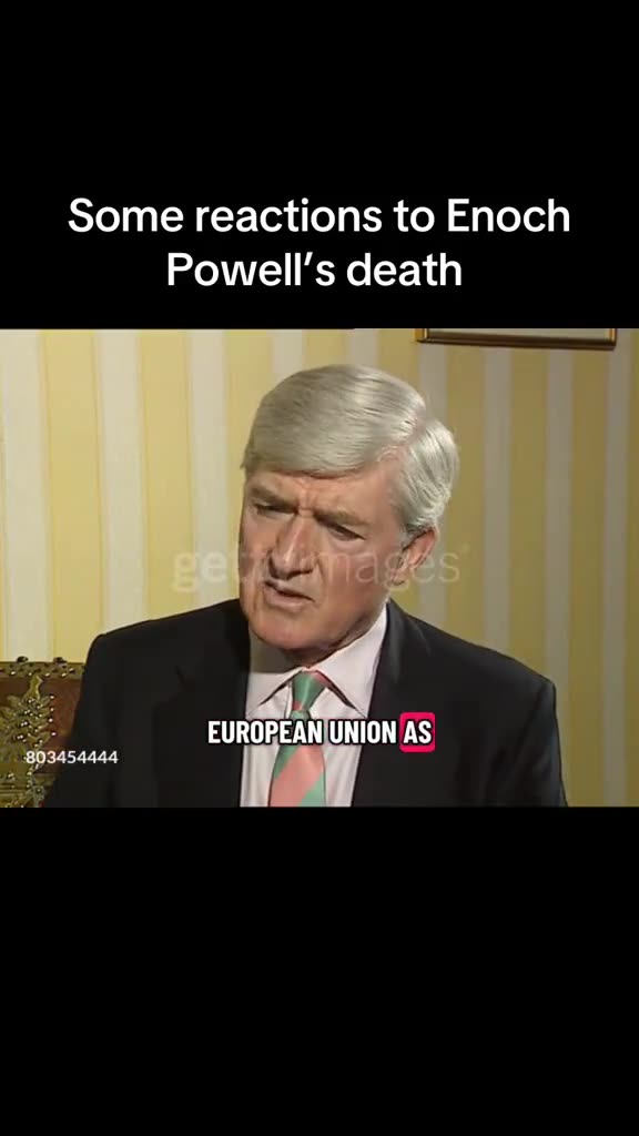 The great Enoch Powell died in 1998