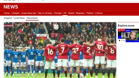 Manchester United Force their players and spectators to support Israel