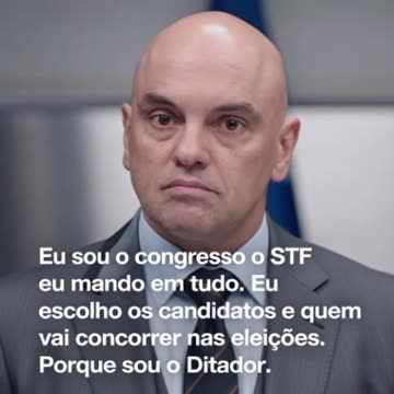 O Ditador Alexandre nazista de Moraes