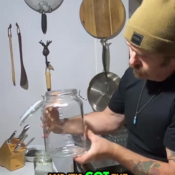 Filling My Jar with 24 Eggs—Watch This! #livingoffgrid #eggwaterglassing