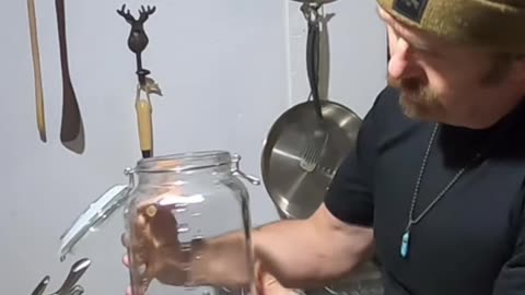 Filling My Jar with 24 Eggs—Watch This! #livingoffgrid #eggwaterglassing