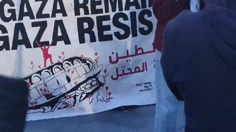 New Yorkers: "GAZA WILL RISE"