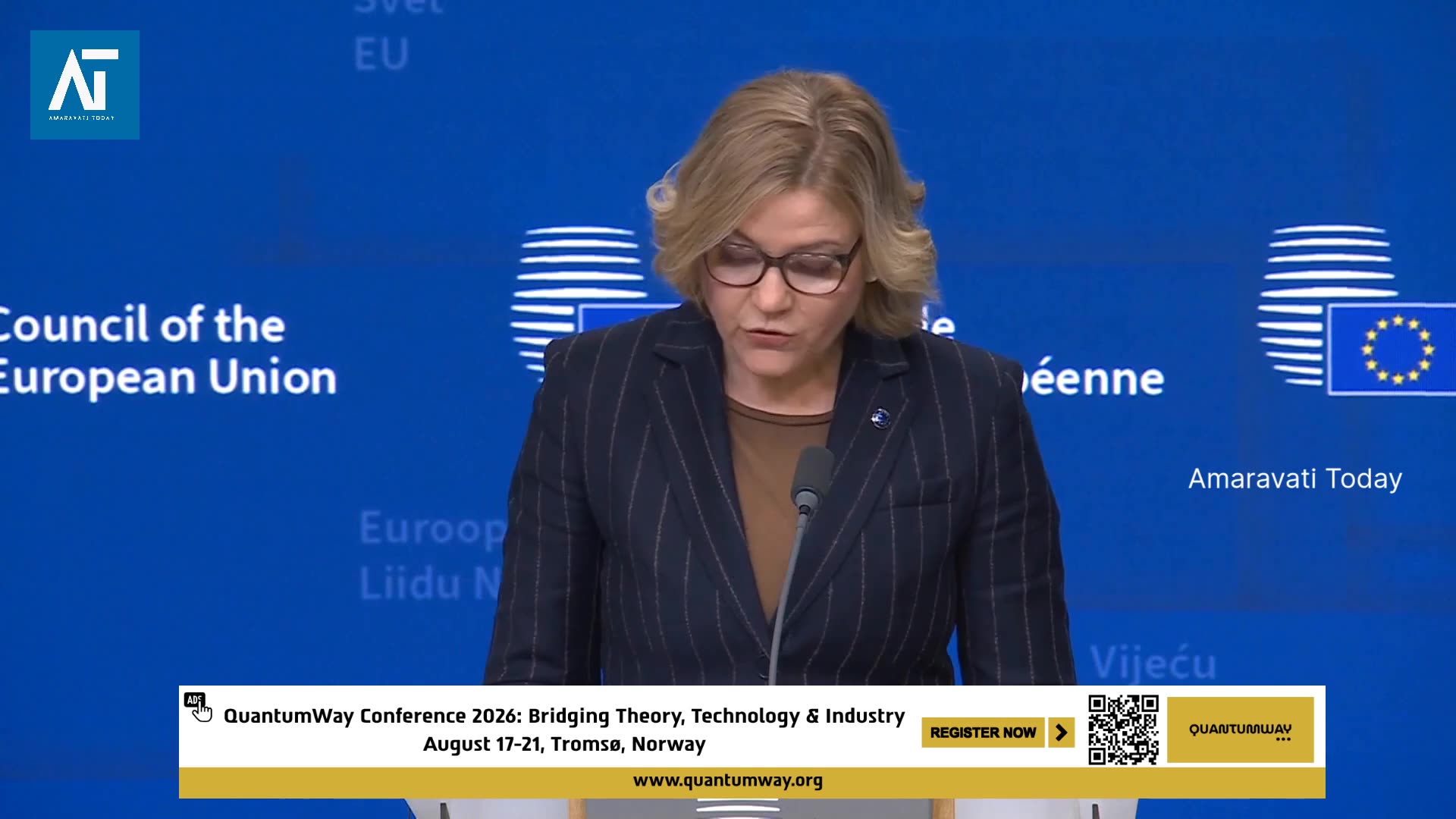 EU Tech & Security Press Conference: Pedersen & Virkkunen Opening Remarks | Amaravati Today