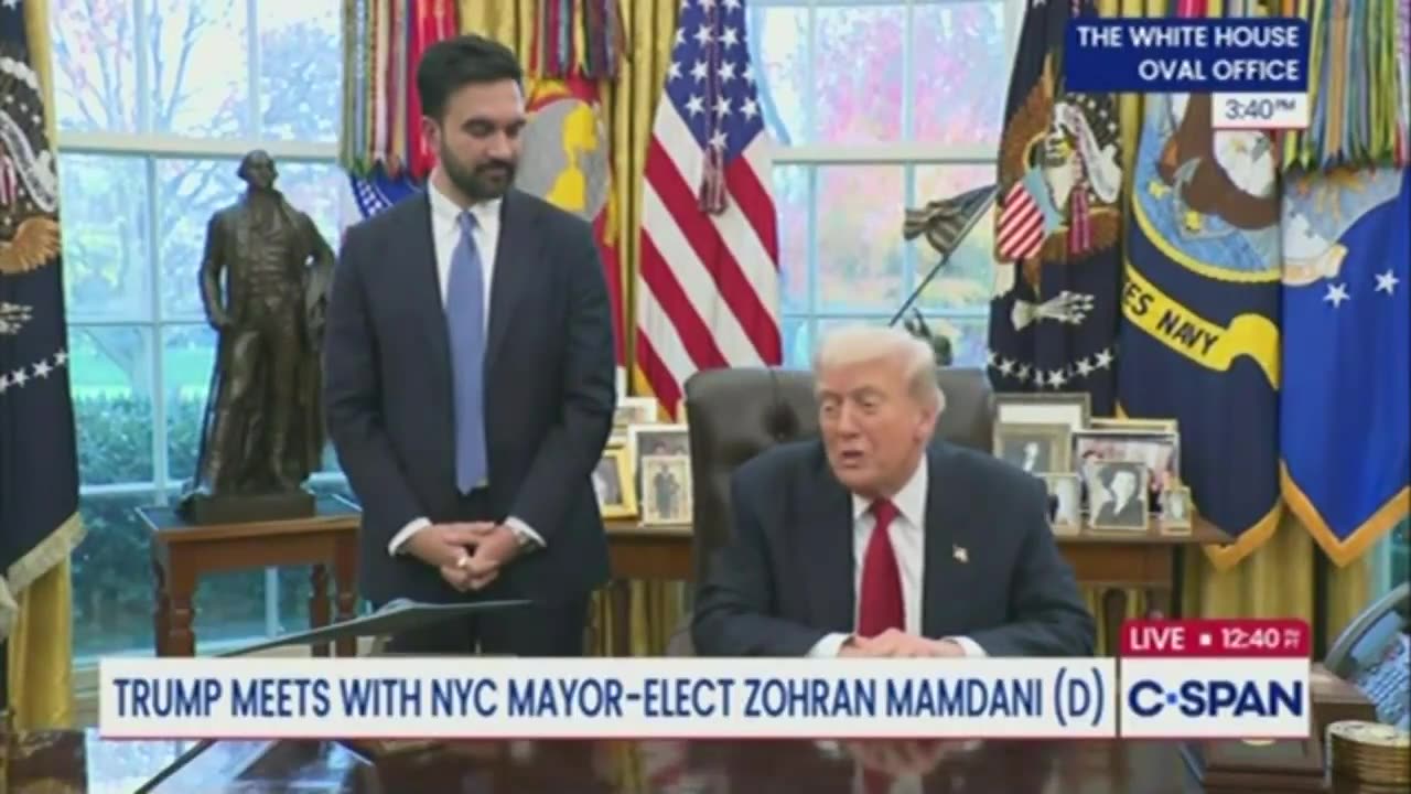 Trump on NYC Mamdani: “I feel very confident that he can do a very good job."