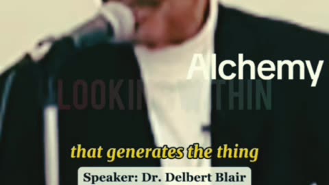 Thoughts generate things...