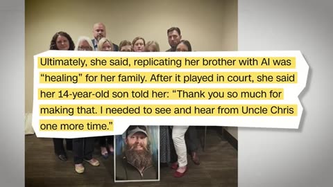 Say you were murdered, should AI be used in your trial?